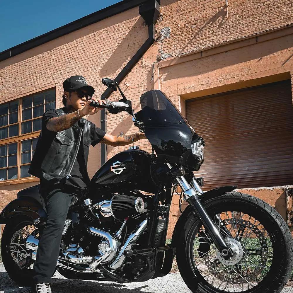 Lowcut - Mens Short Leather Club Vest