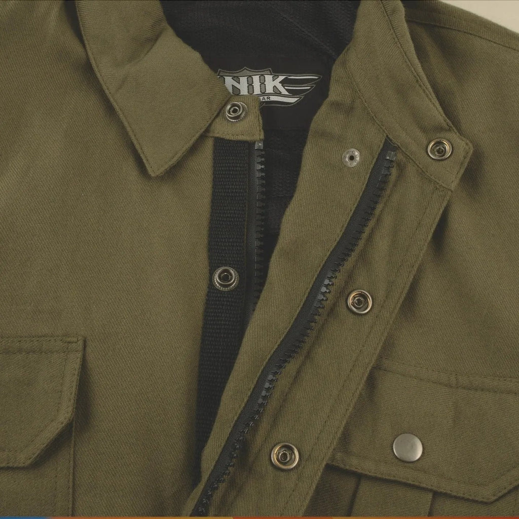 Sargeant - Mens Green Armored Flannel