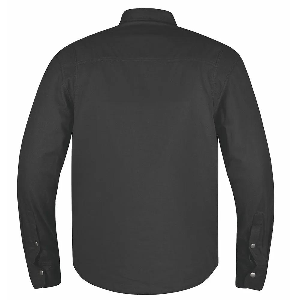 Defender - Mens Black Armored Flannel