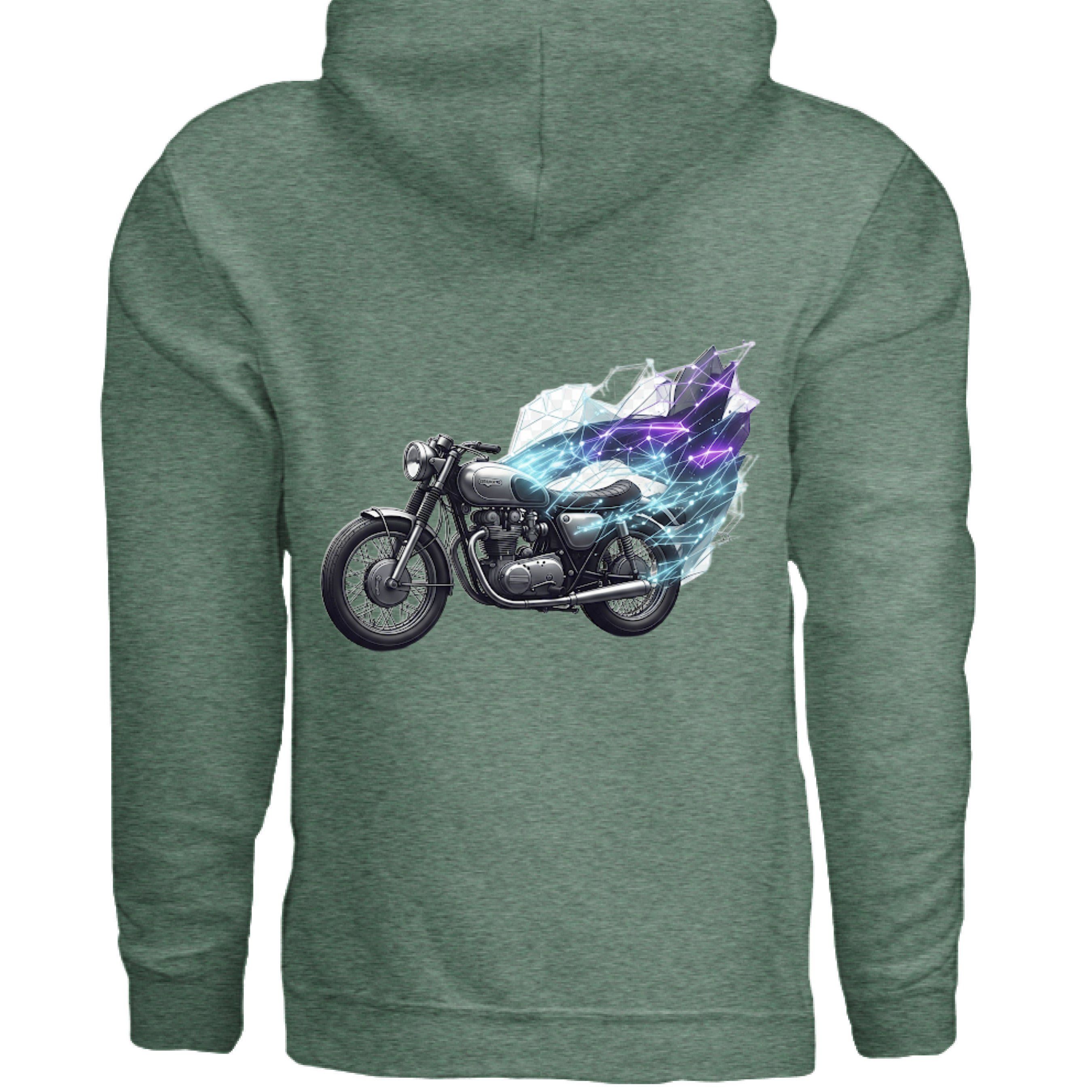 Heather Sport Dark Green - BACK
