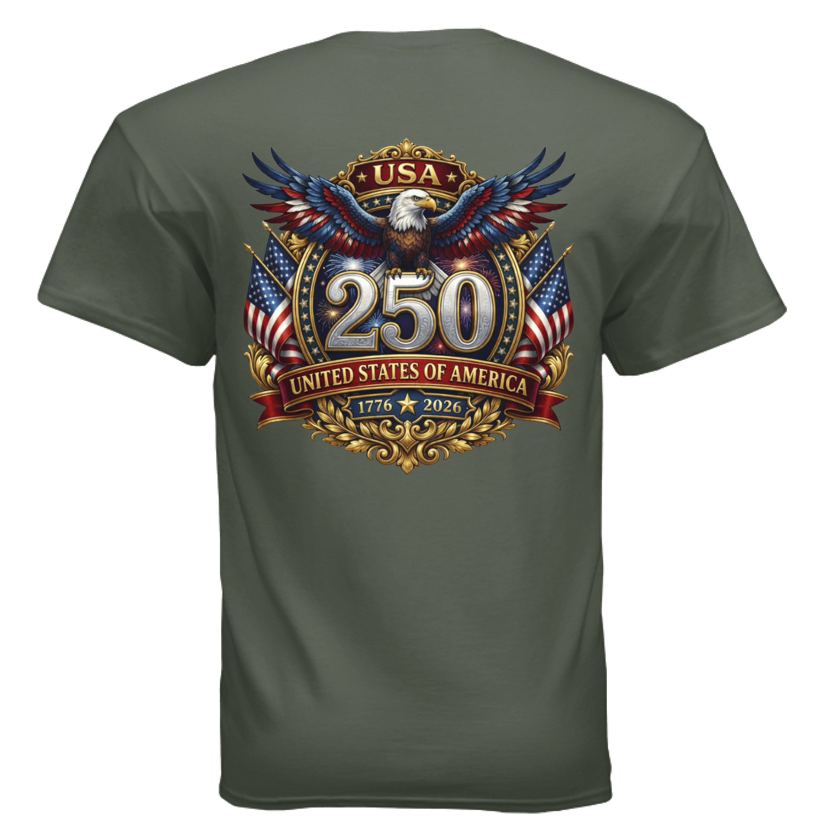 MILITARY GREEN - BACK